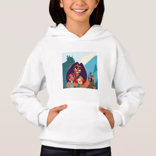 Girl's Pullover Hoodie (Vorderseite)