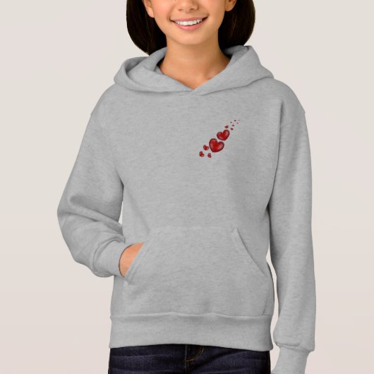 Girl's Pullover Hoodie (Vorderseite)