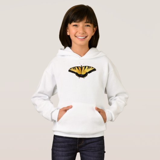 Girls Pullover Hoodie Tiger Frack (Vorne ganz)