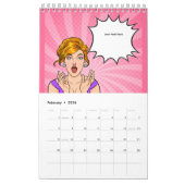 girls quotes editable calendar kalender (Feb 2026)