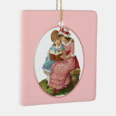 Girls Reading Keramikornament (Rechts)