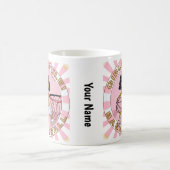 Girls regiert Basketball Kaffeetasse (Mittel)