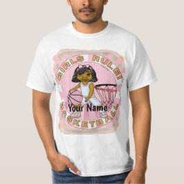 Girls regiert Basketball T-Shirt