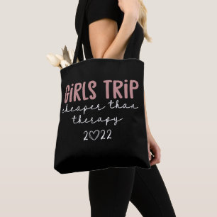 Girls Reise billiger als Therapie 2022 Urlaub Tasche