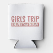 Girls Reise billiger als Therapie Girls Vacation Dosenkühler (Vorderseite)