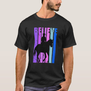 Girls Reiten Reiten Reiten Reiten Reiten Rosa Lila T-Shirt