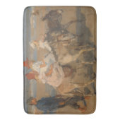 Girls Riding Donkeys am Strand (Isaac Israels) Badematte (Vorderseite Vertikal)