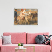 Girls Riding Donkeys am Strand (Isaac Israels) Leinwanddruck (Insitu (Wohnzimmer))