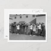 Girls Rifle Team, 1916 Postkarte (Vorne/Hinten)