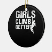 Girls Rock Climbings for Kids Wanderberg Keramik Ornament (Links)