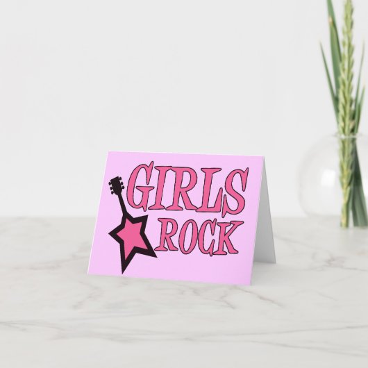 Girls Rock! Karte (Vorderseite)