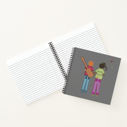 Girls Rock Notebook Notizblock (Innenseite)