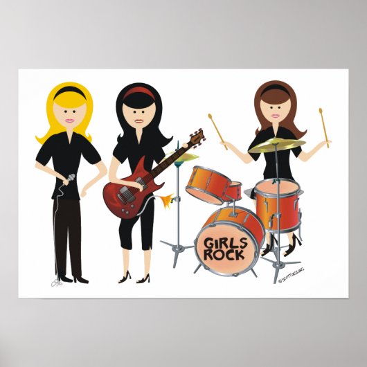 Girls Rock Poster (Vorne)