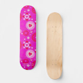 GIRLS ROCK PRO SKATEBOARD - HOT PINK FUSHIA - TOP (Vorderseite)