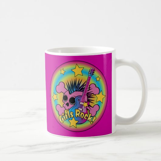 Girls Rock Skull Kaffeetasse (Rechts)
