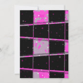 Girls Rock Star Geburtstagsparty Einladungen (Rückseite)