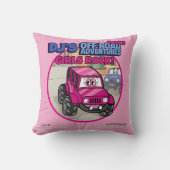 GIRLS ROCK Throw Kissen (Vorderseite)