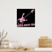 Girls Rock Too - Poster (Küche)