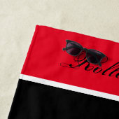 Girls Roller Derby Personalisiert Beach Handtuch (Beispiel)