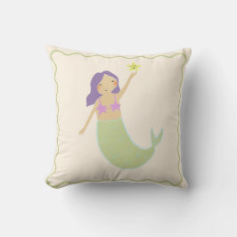 Girls Room Niedlich Mermaid Throw Kissen