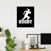Girls Rugby Player Poster (Heimbüro)