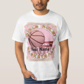 Girls Rule Basketball T-Shirt (Vorderseite)