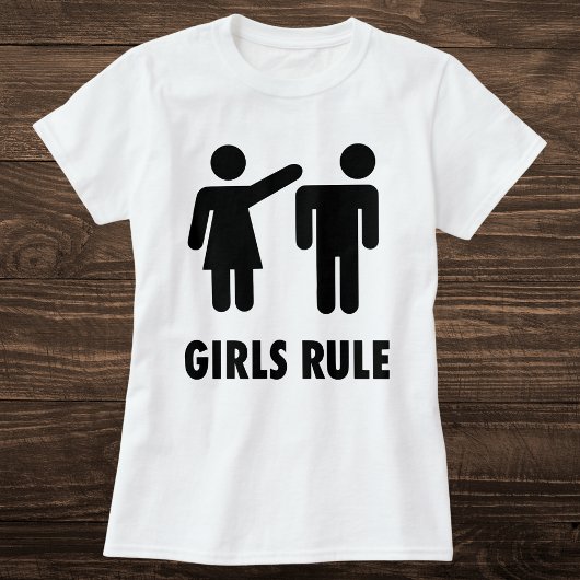 "Girls Rule" Empowerment T-Shirt
