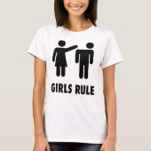 "Girls Rule" Empowerment T-Shirt (Vorderseite)