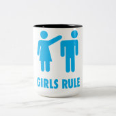 Girls Rule! Tasse (Mittel)