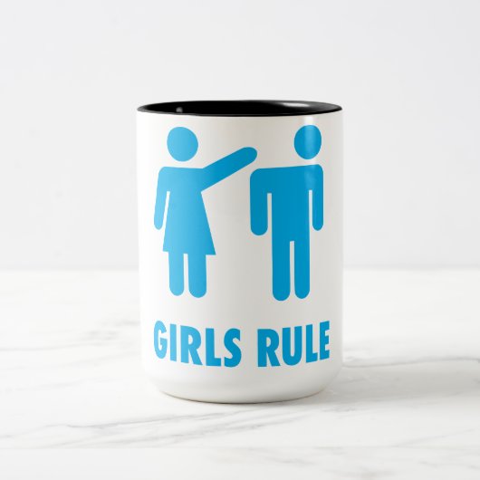 Girls Rule! Tasse (Mittel)