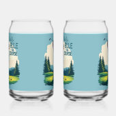 Girls Rule the Course Retro Golf Illustration Dosenglas (Rechts)