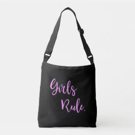 Girl's Rule Trendy Modern Tragetaschen Mit Langen Trägern