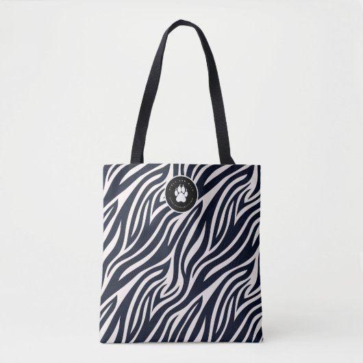 Girls Run Wild Bachelorette Zebra BW ID1151 Tasche (Vorderseite)