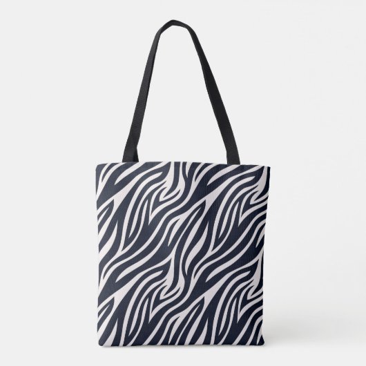 Girls Run Wild Bachelorette Zebra BW ID1151 Tasche (Rückseite)