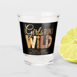 Girls Run Wild Safari Bachelorette ID1148 Schnapsglas