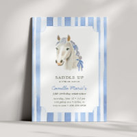 Girls satteln Preppy Pony Horse Strip Birthday