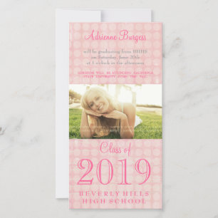 Girls Senior Abschluss Class of 2011 Foto Card Ankündigung