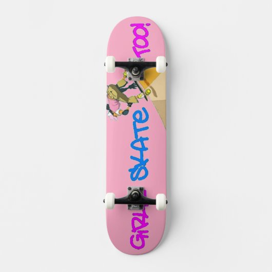 Girls SkateToo! Skateboard (Vorderseite)