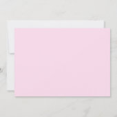 Girls Sleepover Pajama Slumber Party Einladung (Rückseite)