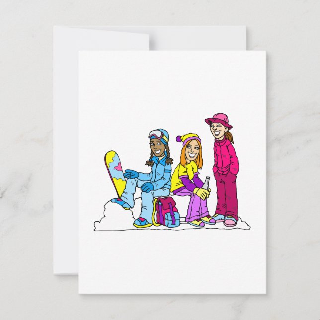 Girls Snowboarding Team (Vorderseite)