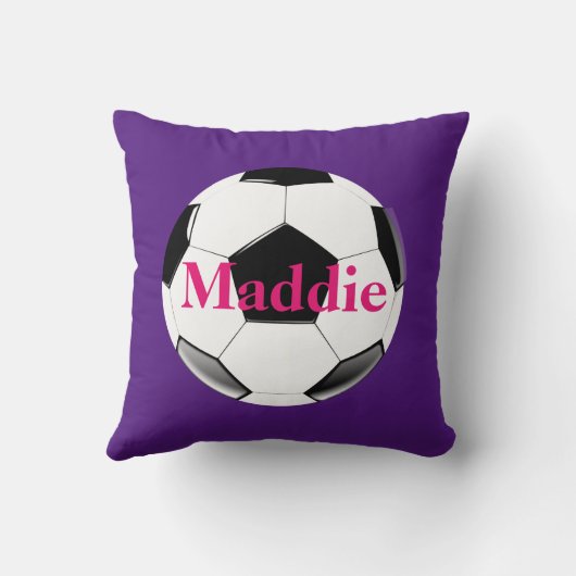 Girls Soccer - Diese Prinzessin trägt Spalten! Kissen (Rückseite)