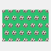 Girls Soccer Holiday Geschenkpapier (Vorderseite 2)