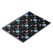 Girls Softball - Frauen Spieler mit Sternen Notizblock (Linke Seite)