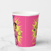 Girls Softball Geburtstagsparty Pappbecher (Rechts)