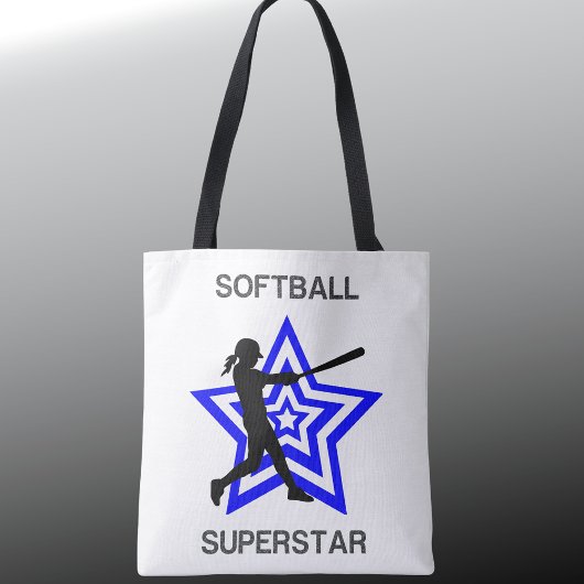 Girls Softball Superstar Custom Tasche