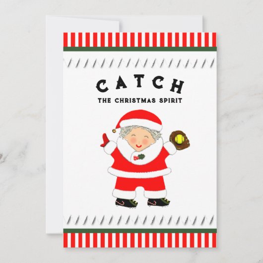 Girls Softball Weihnachten (Vorderseite)