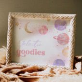 Girl's Space Galactic Goodies Sign Poster