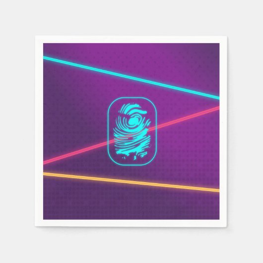 Girls Spy Party Laser Serviette (Vorderseite)