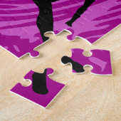 Girls Spy Party Purple Fingerprint Puzzle (Seite)