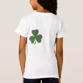 Girls St Patricks Day Leprechaun T - Shirt (Rückseite)